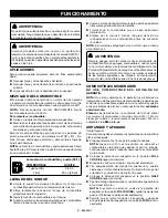 Preview for 35 page of Ryobi RY09050 Operator'S Manual