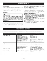 Preview for 13 page of Ryobi RY09051 Operator'S Manual