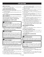 Предварительный просмотр 24 страницы Ryobi RY09051 Operator'S Manual