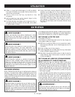 Предварительный просмотр 25 страницы Ryobi RY09051 Operator'S Manual