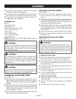 Preview for 9 page of Ryobi RY09055 Operator'S Manual
