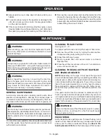 Preview for 12 page of Ryobi RY09055 Operator'S Manual