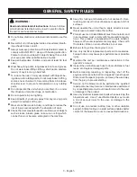 Preview for 7 page of Ryobi RY09440 Operator'S Manual