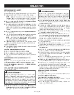 Предварительный просмотр 26 страницы Ryobi RY09440 Operator'S Manual