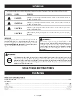 Preview for 8 page of Ryobi RY09600 Operator'S Manual