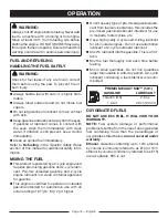 Preview for 12 page of Ryobi RY10518 Operator'S Manual