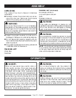 Preview for 10 page of Ryobi RY10519B Operator'S Manual