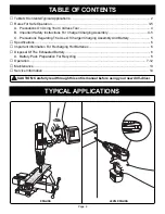 Preview for 2 page of Ryobi RY1201 Operator'S Manual