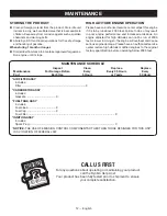 Preview for 16 page of Ryobi RY13016 Operator'S Manual