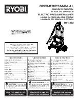 Preview for 1 page of Ryobi RY14122 Operator'S Manual
