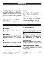 Preview for 18 page of Ryobi RY141600 Operator'S Manual