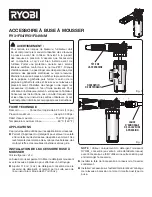 Preview for 57 page of Ryobi RY141612 Operator'S Manual