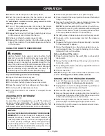 Preview for 16 page of Ryobi RY141820 Operator'S Manual