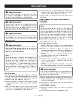 Preview for 28 page of Ryobi RY141820 Operator'S Manual