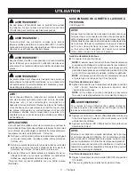 Preview for 30 page of Ryobi RY141900 Operator'S Manual