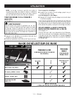 Preview for 31 page of Ryobi RY141900 Operator'S Manual