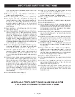 Предварительный просмотр 6 страницы Ryobi RY15124 Operator'S Manual