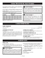 Preview for 18 page of Ryobi RY15124 Operator'S Manual