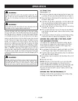 Preview for 9 page of Ryobi RY15523 Operator'S Manual