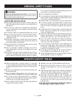 Preview for 5 page of Ryobi RY15525 Operator'S Manual