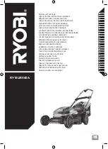 Предварительный просмотр 1 страницы Ryobi RY18LMX40A Original Instructions Manual