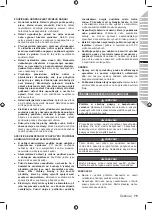 Preview for 77 page of Ryobi RY18PCB Original Instructions Manual