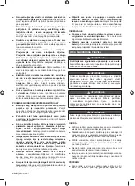 Preview for 108 page of Ryobi RY18PCB Original Instructions Manual