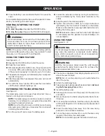 Preview for 11 page of Ryobi RY20UP02 Operator'S Manual