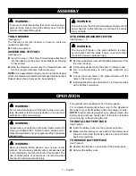 Preview for 9 page of Ryobi RY24200 Operator'S Manual