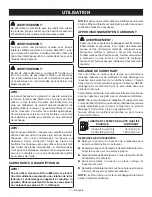 Preview for 23 page of Ryobi RY252CS Operator'S Manual