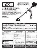 Ryobi RY254BC Operator'S Manual preview