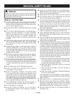 Предварительный просмотр 6 страницы Ryobi RY254BC Operator'S Manual