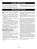 Preview for 8 page of Ryobi RY28060 Operator'S Manual