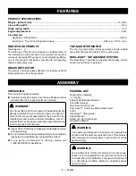 Preview for 10 page of Ryobi RY28060 Operator'S Manual