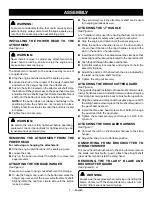 Предварительный просмотр 11 страницы Ryobi RY28060 Operator'S Manual