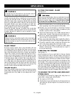 Preview for 14 page of Ryobi RY28060 Operator'S Manual