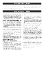 Preview for 8 page of Ryobi RY28061 Operator'S Manual