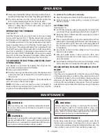 Preview for 15 page of Ryobi RY28061 Operator'S Manual