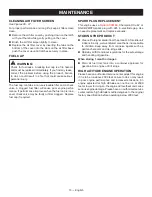 Preview for 17 page of Ryobi RY28061 Operator'S Manual