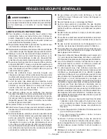 Preview for 22 page of Ryobi RY28061 Operator'S Manual