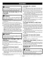 Предварительный просмотр 11 страницы Ryobi RY28065 Operator'S Manual