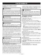 Preview for 35 page of Ryobi RY28100 Operator'S Manual