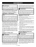 Предварительный просмотр 34 страницы Ryobi RY28101 Operator'S Manual