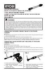 Preview for 1 page of Ryobi RY3112PC01 Operator'S Manual