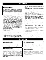 Preview for 25 page of Ryobi RY34000 Operator'S Manual