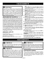 Preview for 38 page of Ryobi RY34000 Operator'S Manual