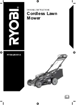 Preview for 1 page of Ryobi RY36LMX51A Original Instructions Manual