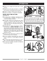 Предварительный просмотр 19 страницы Ryobi RY3714 Operator'S Manual