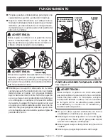 Предварительный просмотр 97 страницы Ryobi RY3818 Operator'S Manual