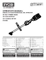 Ryobi RY40006 Operator'S Manual preview